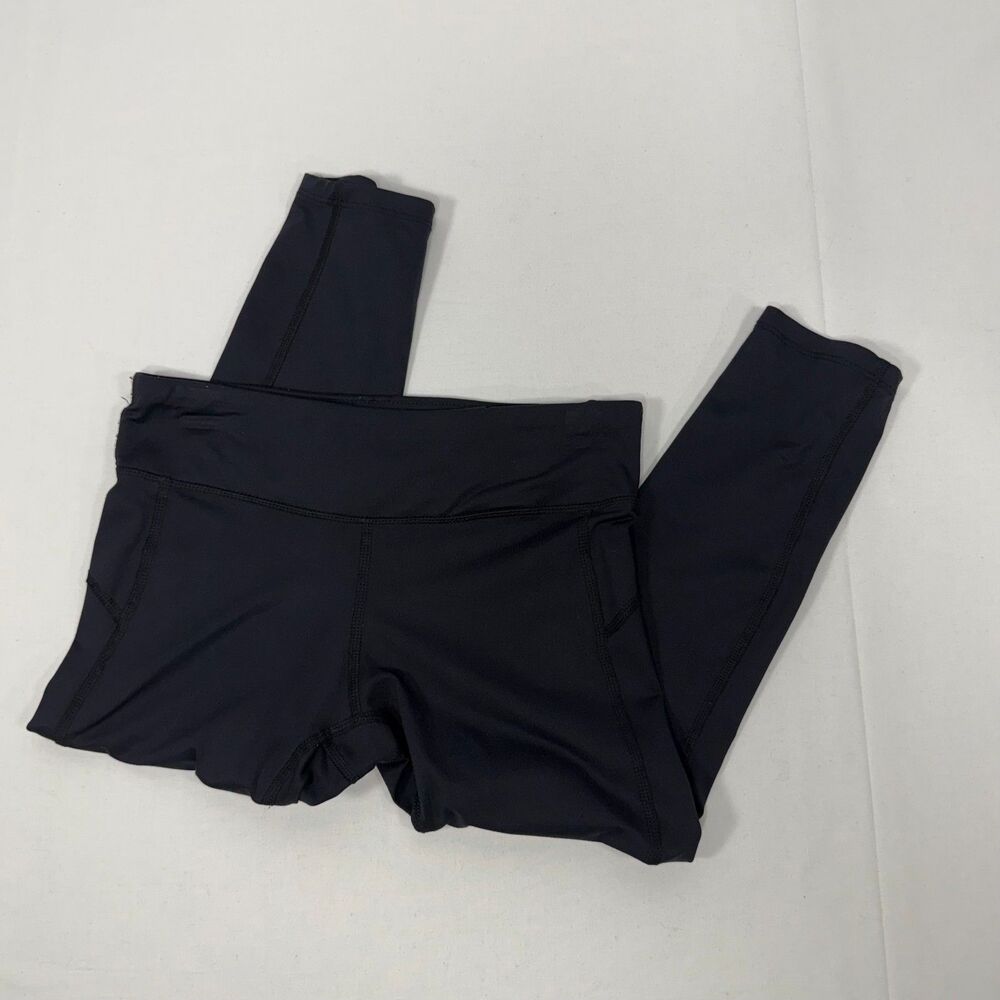 Copper-Infused Tommie Copper Black Compression Capri Leggings Size S Small